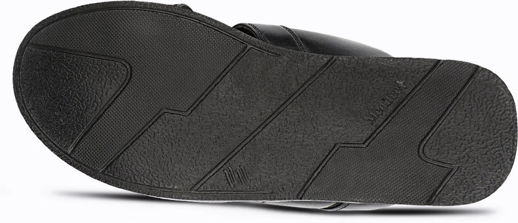 Medifeet Men's Casual Slip-On chapples with Synthetic Upper, Cushioned Footbed and Lightweight PU Sole