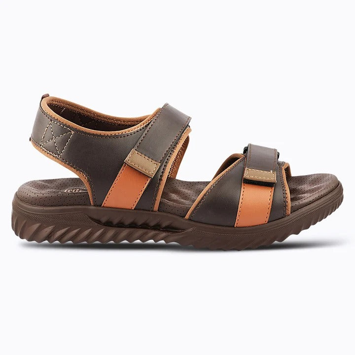 Men's Casual Sports Sandals with Synthetic Upper, Adjustable Straps, Cushioned Footbed and Lightweight PU Sole