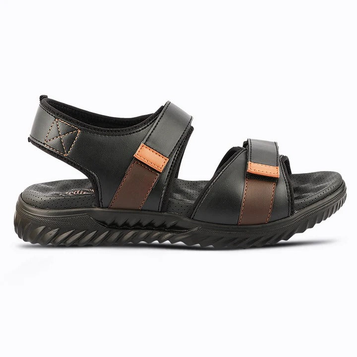 Men's Casual Sports Sandals with Synthetic Upper, Adjustable Straps, Cushioned Footbed and Lightweight PU Sole