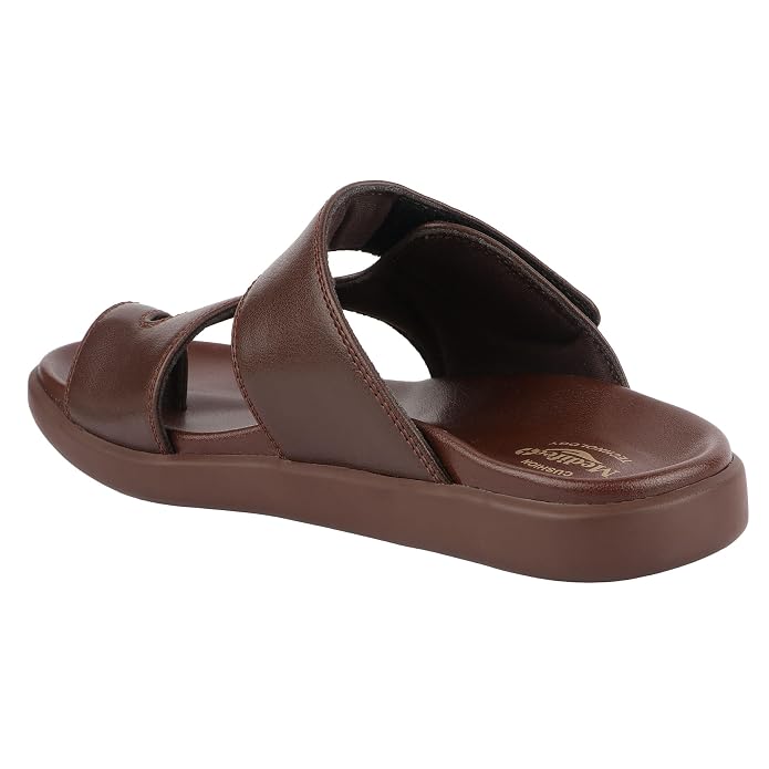 Medifeet Men's Casual Slip-On chapples with Synthetic Upper, Adjustable Strap, Cushioned Footbed and Lightweight PU Sole