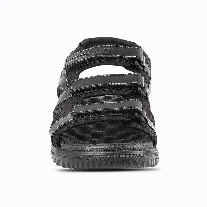 Men's Casual Outdoor Sandals with Synthetic Upper, PU Sole, Cushioned Footbed & Adjustable Hook and Loop Straps