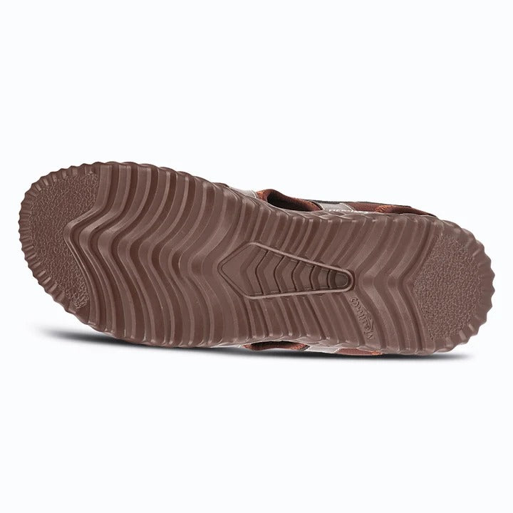 Men's Casual Outdoor Sandals with Synthetic Upper, PU Sole, Cushioned Footbed & Adjustable Hook and Loop Straps